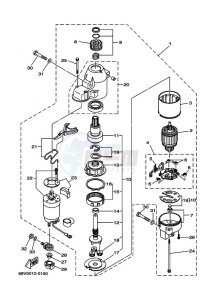 FL115A drawing STARTER-MOTOR