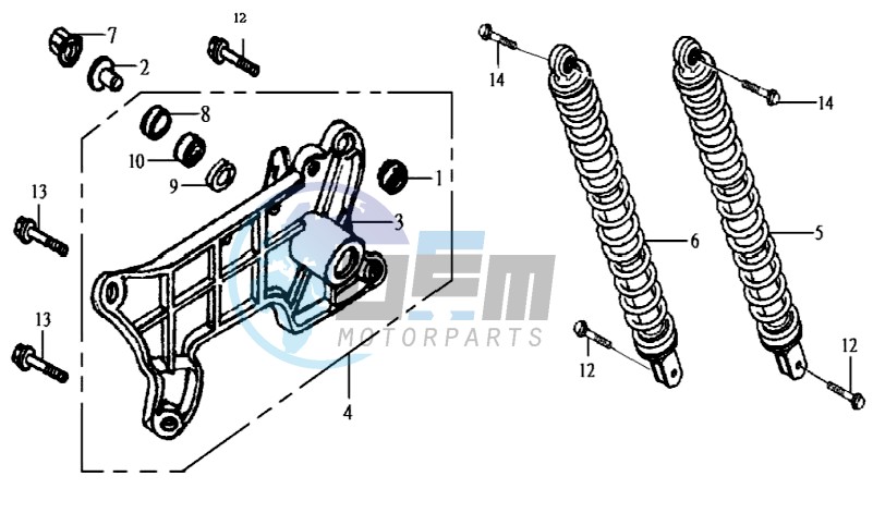 REAR SUSPENSION - FORK