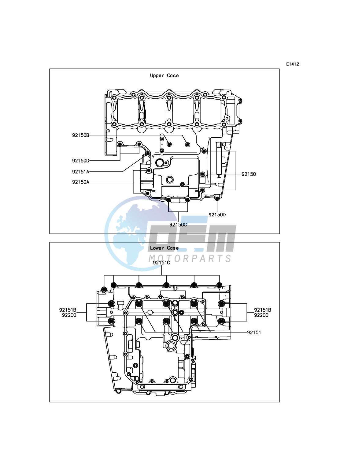 Crankcase Bolt Pattern