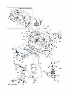 MT-10 MTN1000 (B5Y1) drawing FUEL TANK