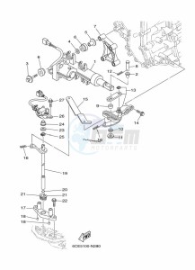 LF250XCA drawing THROTTLE-CONTROL