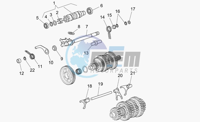 Gear box selector