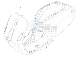 Sprint iGet 125 4T 3V ie ABS (APAC) drawing Frame/bodywork