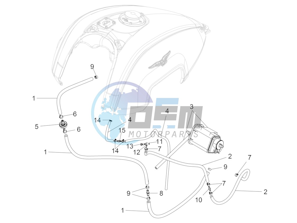 Fuel vapour recover system