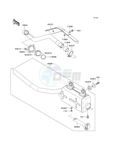 KLF 300 B [BAYOU 300] (B10-B14) [BAYOU 300] drawing MUFFLER-- S- -