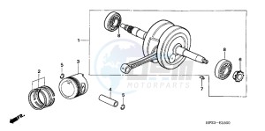 TRX90XE TRX90 Europe Direct - (ED) drawing CRANKSHAFT/ PI STON