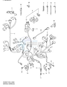 SV650 (E2) drawing WIRING HARNESS (SV650SX SUX SY SUY SK1 SUK1 SK2 SUK2)