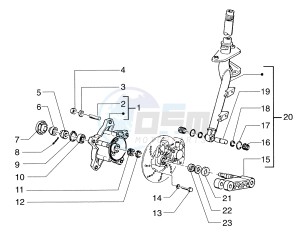 Skipper 125-150cc drawing Steering