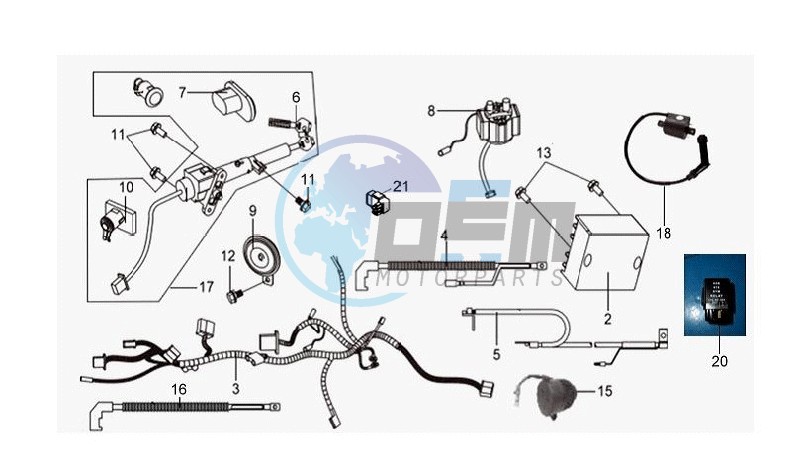 WIRING HARNASS - ELECTRONIC PARTS