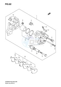 SV650 (E3-E28) drawing REAR CALIPER (SV650K8 SK8 K9 SK9 SL0)