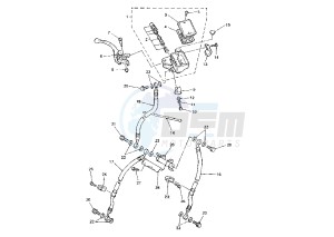 FZS FAZER 600 drawing FRONT MASTER CYLINDER