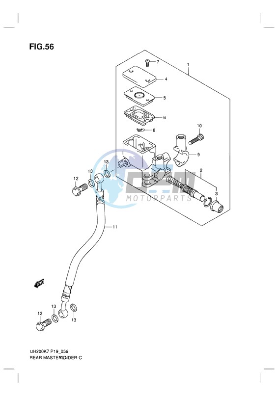 REAR MASTER CYLINDER