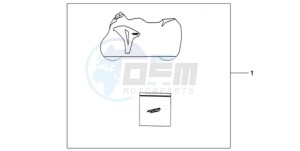 CBR1000RR9 Europe Direct - (ED / MME REP) drawing INDOOR CYCLE COVER