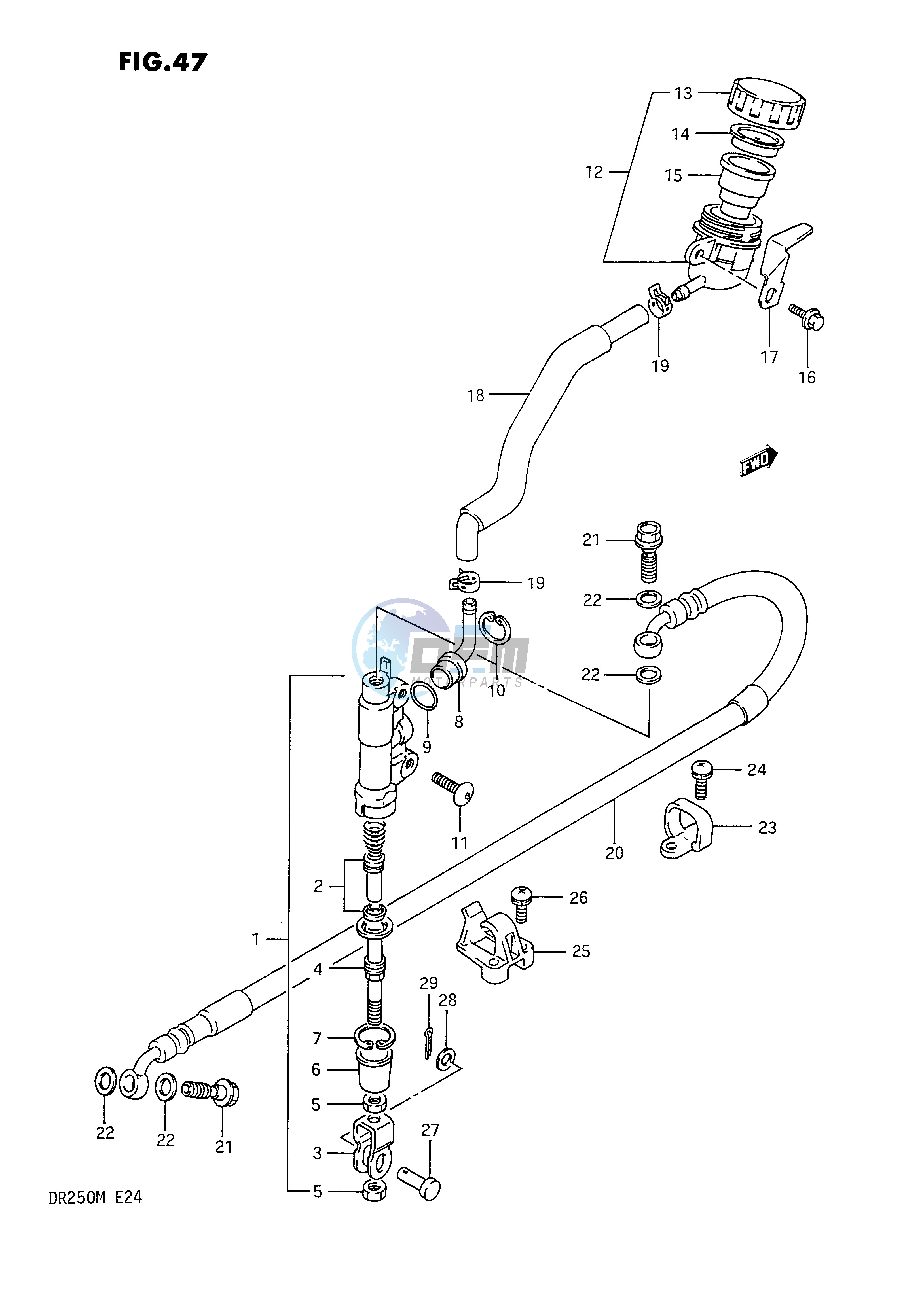 REAR MASTER CYLINDER