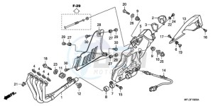 CBR1000RAA Korea - (KO / ABS) drawing EXHAUST MUFFLER