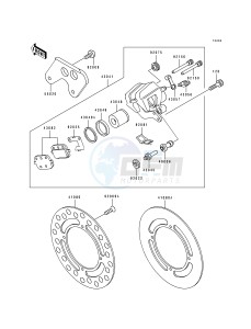 KX 100 B [KX100] (B5-B7) [KX100] drawing REAR BRAKE