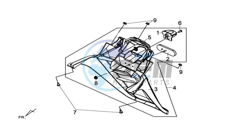 REAR FENDER - REAR SUSPENSION