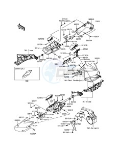 NINJA H2R ZX1000YHF EU drawing Side Covers/Chain Cover