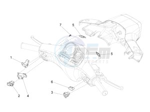 S 125 4T 3V ie drawing Selectors - Switches - Buttons