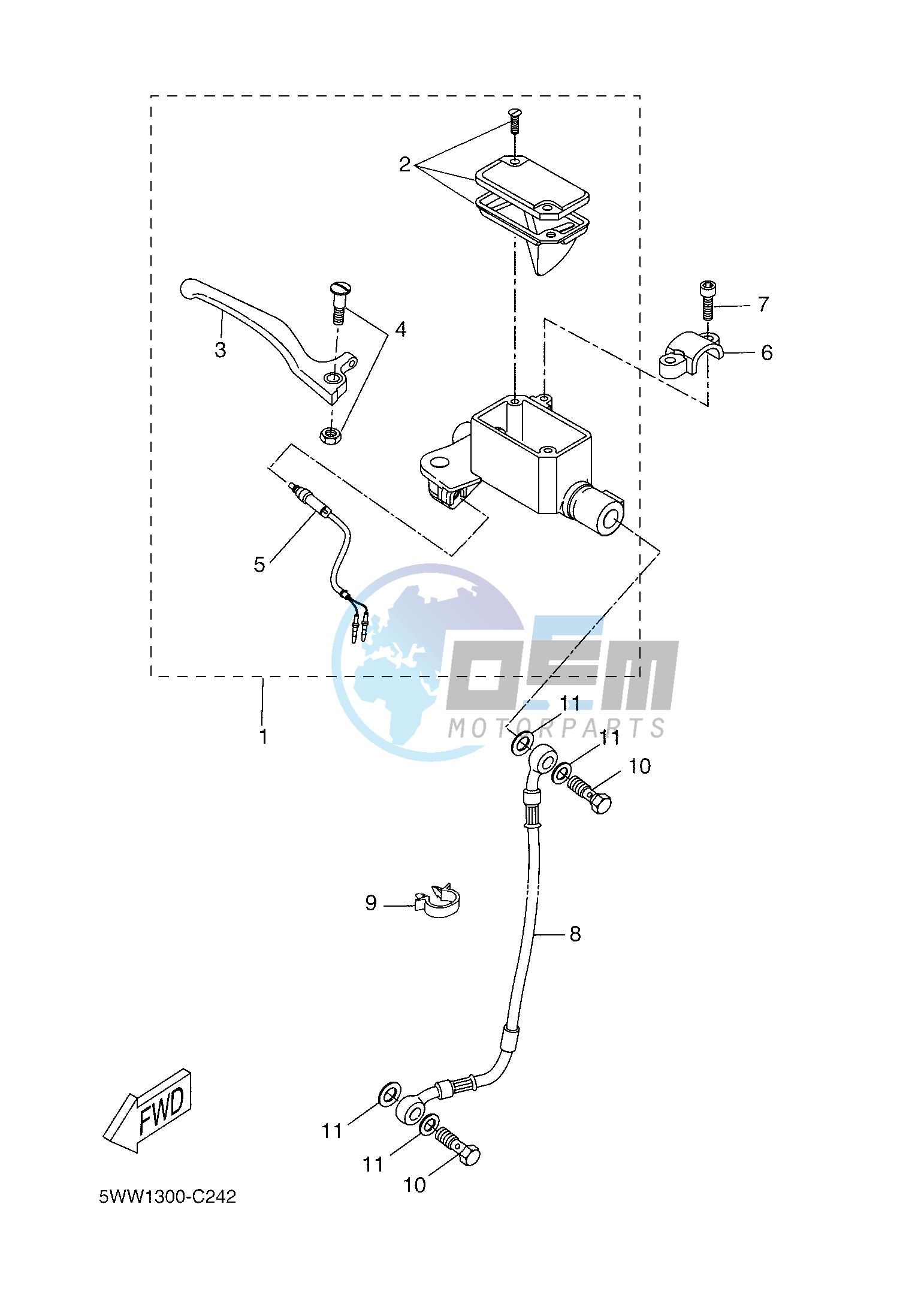 FRONT MASTER CYLINDER