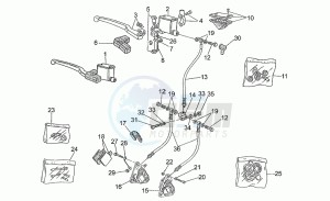 Nevada 350 drawing Front brake system