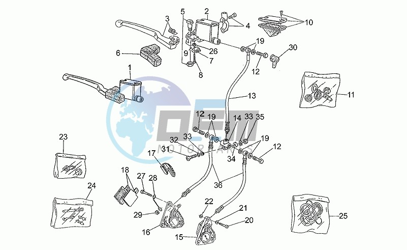 Front brake system