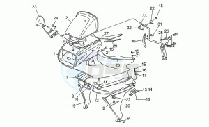 Le Mans 1000 drawing Fairing 1990