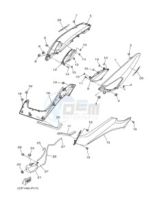 GPD125A GPD125-A NMAX125 (2DS6) drawing SIDE COVER