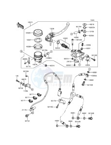 NINJA ZX-10R ZX1000JFFA FR XX (EU ME A(FRICA) drawing Front Master Cylinder