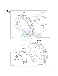 VN 1600 D [VULCAN 1600 NOMAD] (D6F-D8FA) D7F drawing TIRES