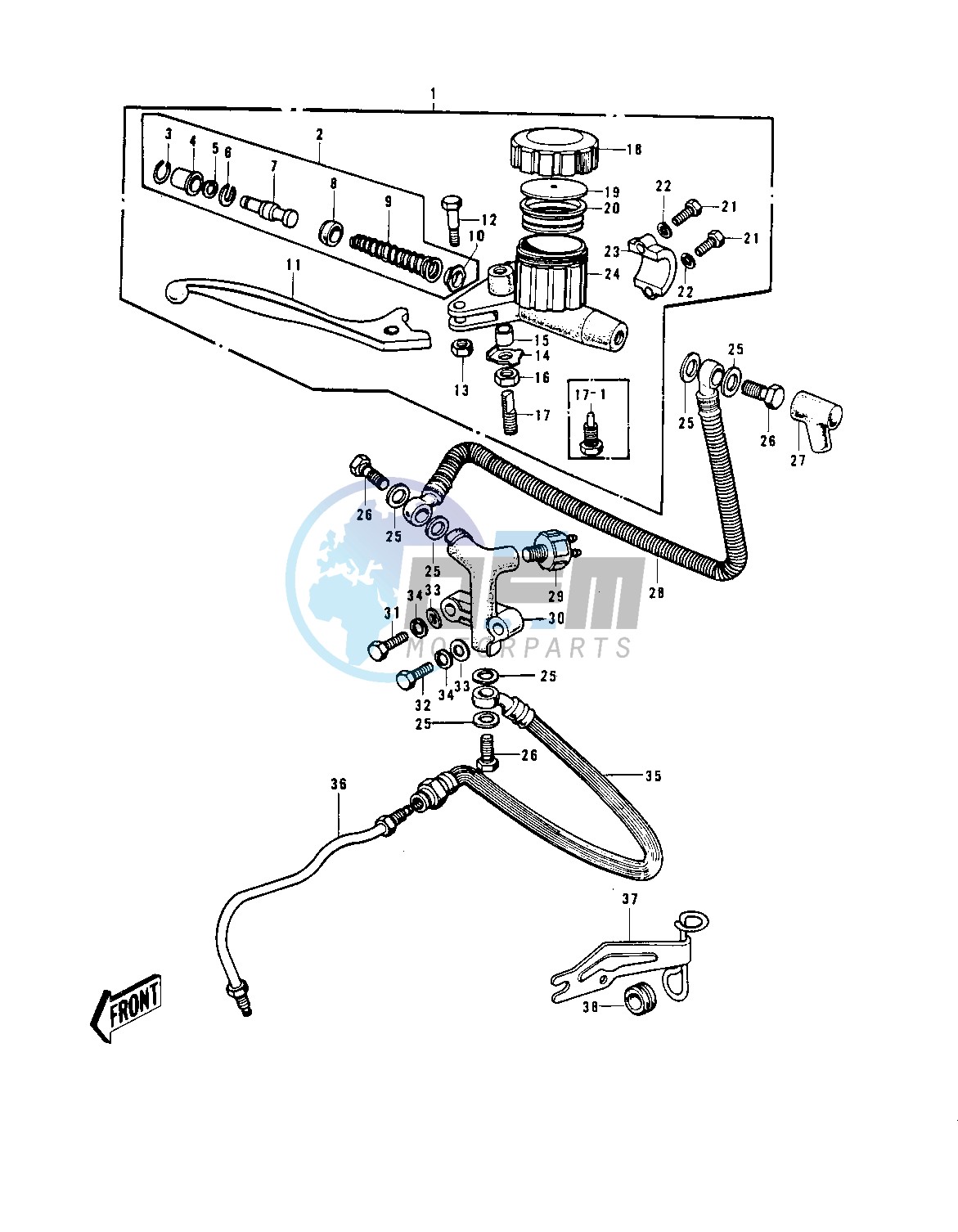 FRONT MASTER CYLINDER