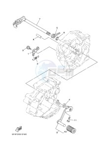 AG125 (BF81) drawing SHIFT SHAFT