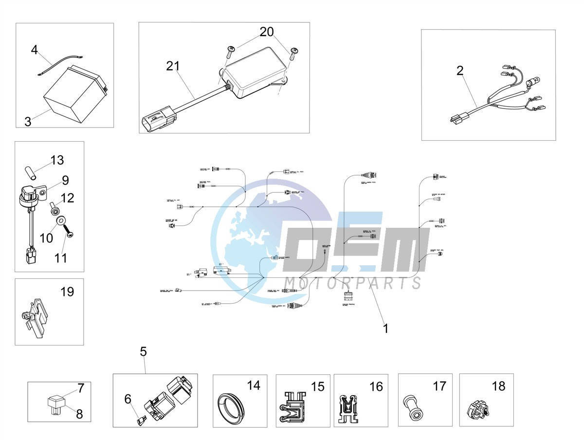 Rear electrical system