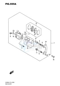 UH200 ABS BURGMAN EU drawing REAR CALIPER