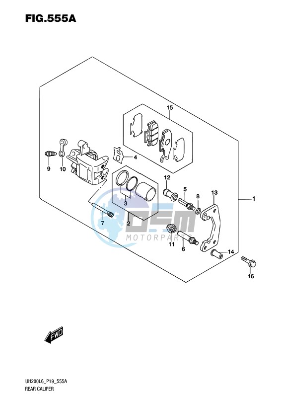 REAR CALIPER