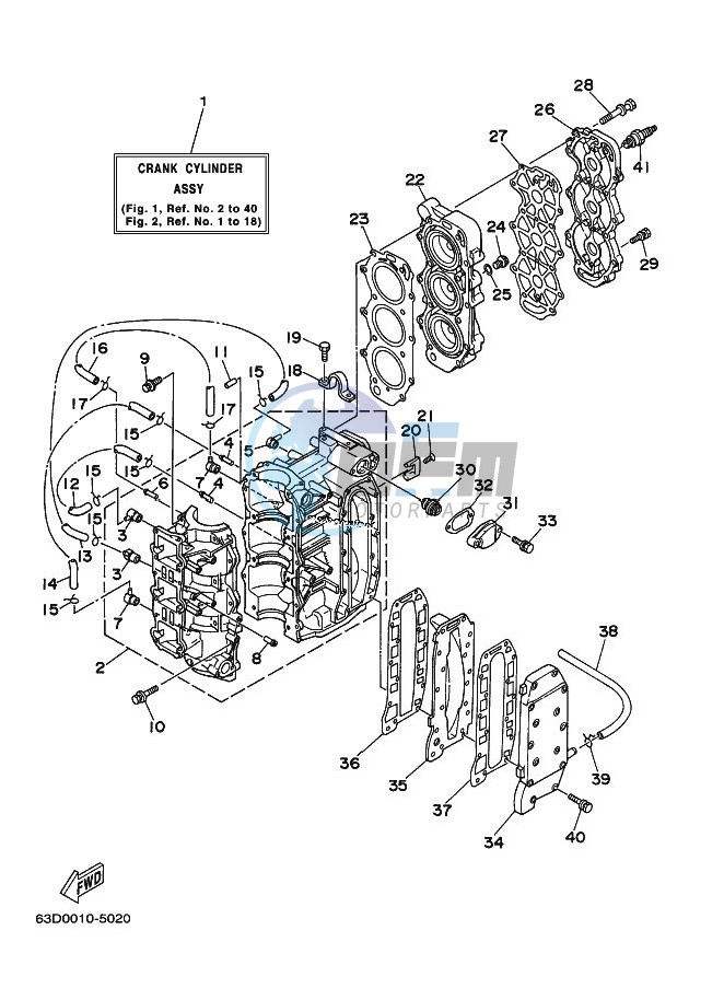 CYLINDER--CRANKCASE