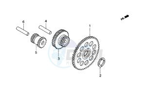 Cougar 125 drawing Starting gear