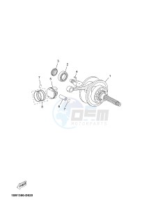 YP125R X-MAX125 (2DM7 2DM7) drawing CRANKSHAFT & PISTON