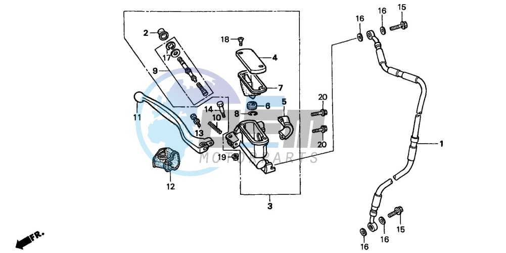 FR. BRAKE MASTER CYLINDER (2)