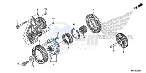 CTX1300AE CTX1300A UK - (E) drawing STARTING CLUTCH