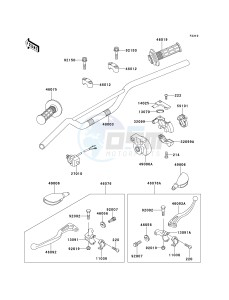 KX 60 B [X60] (B6-B9) drawing HANDLEBAR