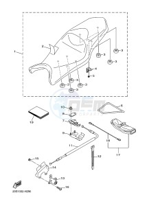 XJ6N 600 XJ6-N (NAKED) CYPRUS drawing SEAT