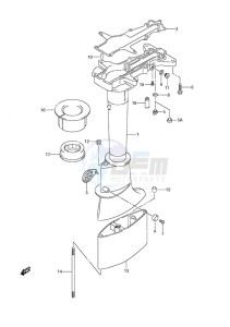 DF 6 drawing Drive Shaft Housing