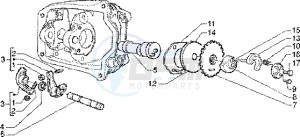 Liberty 125 Leader drawing Rocker levers support