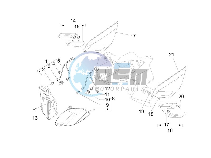 Head lamp - Turn signal lamps