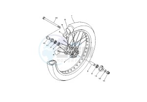 XG TRICKER 250 drawing FRONT WHEEL