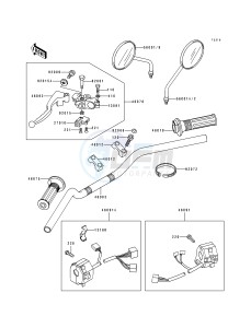 EL 250 E [ELIMINATER 250] (E1-E4) [ELIMINATER 250] drawing HANDLEBAR