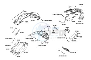 DOWNTOWN 300 I ABS drawing Light Tail