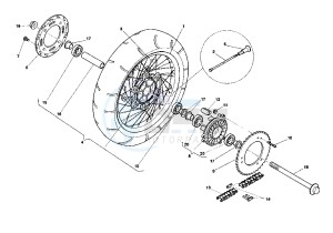 NAVIGATOR 1000 drawing REAR WHEEL