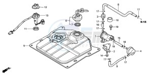 NPS50 drawing FUEL TANK (NPS503)